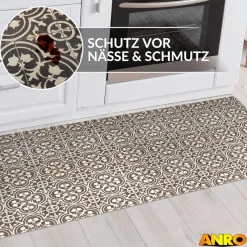 Küchenteppich Küchenläufer abwaschbar Teppichläufer Küche rutschfest Flur Läufer pflegeleicht Stella Breite 67cm