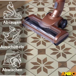 Küchenteppich Küchenläufer abwaschbar Teppichläufer Küche rutschfest Flur Läufer pflegeleicht Nordstern Breite 67cm