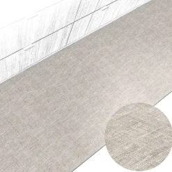 Küchenteppich Küchenläufer abwaschbar Teppichläufer Küche rutschfest Flur Läufer pflegeleicht Uni Grau Breite 67cm