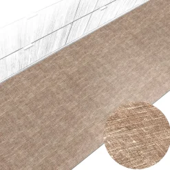 Küchenteppich Küchenläufer abwaschbar Teppichläufer Küche rutschfest Flur Läufer pflegeleicht Uni Braun Breite 67cm