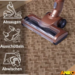 Küchenteppich Küchenläufer abwaschbar Teppichläufer Küche rutschfest Flur Läufer pflegeleicht Rattanoptik Breite 67cm