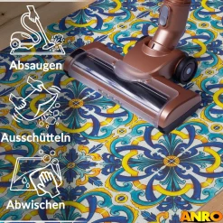 Küchenteppich Küchenläufer abwaschbar Teppichläufer Küche rutschfest Flur Läufer pflegeleicht Italien Fliesen Breite 67cm