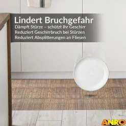 Küchenteppich Küchenläufer abwaschbar Teppichläufer Küche rutschfest Flur Läufer pflegeleicht Japan Breite 67cm