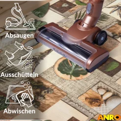 Küchenteppich Küchenläufer abwaschbar Teppichläufer Küche rutschfest Flur Läufer pflegeleicht Garel Breite 67cm