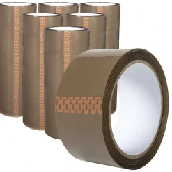 Klebeband Paketklebeband Paketband Packband BOPP 66m x 48mm Braun 6er oder 36er Rollen Set