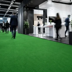 Kunstrasen Rasenteppich für Balkon Terrasse Meterware Grün
