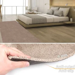 Kurzflor Teppich Läufer Flur Wohnzimmer Schlafzimmer Sweet Bettumrandung nach Maß