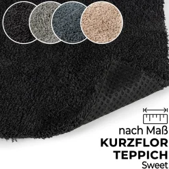 Kurzflor Teppich Läufer Flur Wohnzimmer Schlafzimmer Sweet Bettumrandung nach Maß