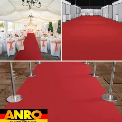 Messeteppich Eventteppich Ziegelrot Teppich für Messe Event Messeboden Meterware BFL-S1 Alex