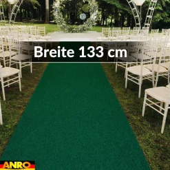 Messeteppich Rips Teppich für Messe Büro Eventteppich Grün Meterware BFL-S1 Yula