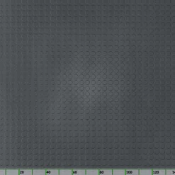 Noppenmatte Gummimatte Meterware TPE Gummiläufer Gummi Bodenbelag Noppen 3mm Schwarz Breite 140cm
