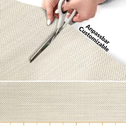 Outdoorteppich Teppichläufer Küchenläufer Rattan Tatami Flecht Gelb | 50cm Breit