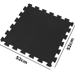 Puzzlematte Gummimatte Bodenbelag Bodenschutzmatte Fitnessboden Gummi Boxmatten Lager 50x50cm