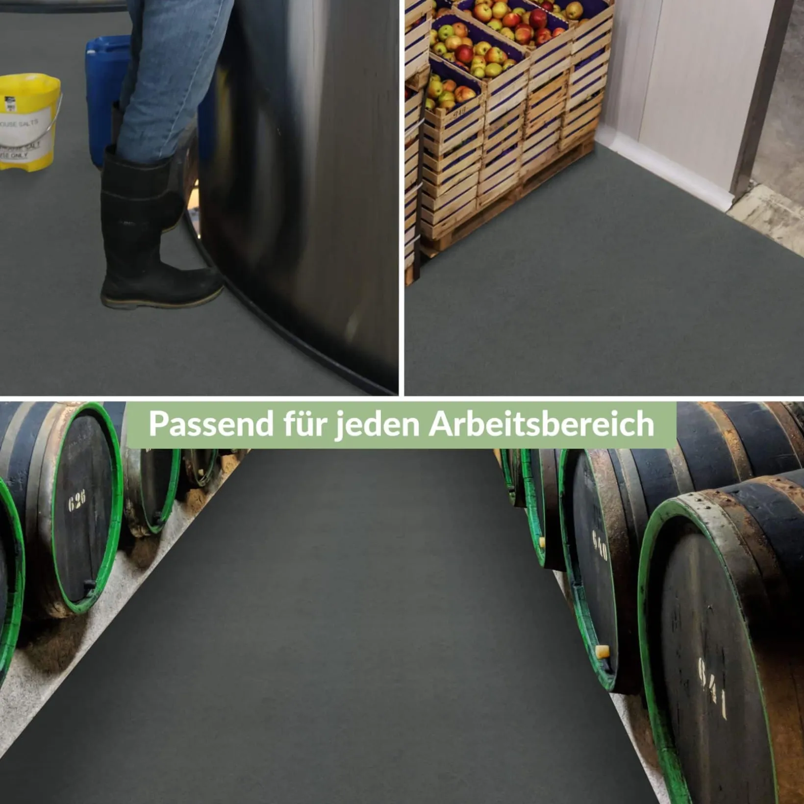 PVC Bodenbelag Vinyl Fußbodenbelag PVC Boden Vinylboden Granitoptik Grau Meterware Breite 140cm