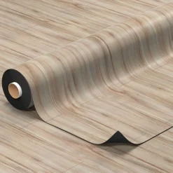 PVC Bodenbelag Vinyl Fußbodenbelag PVC Boden Vinylboden Holz Beige Meterware Breite 140cm