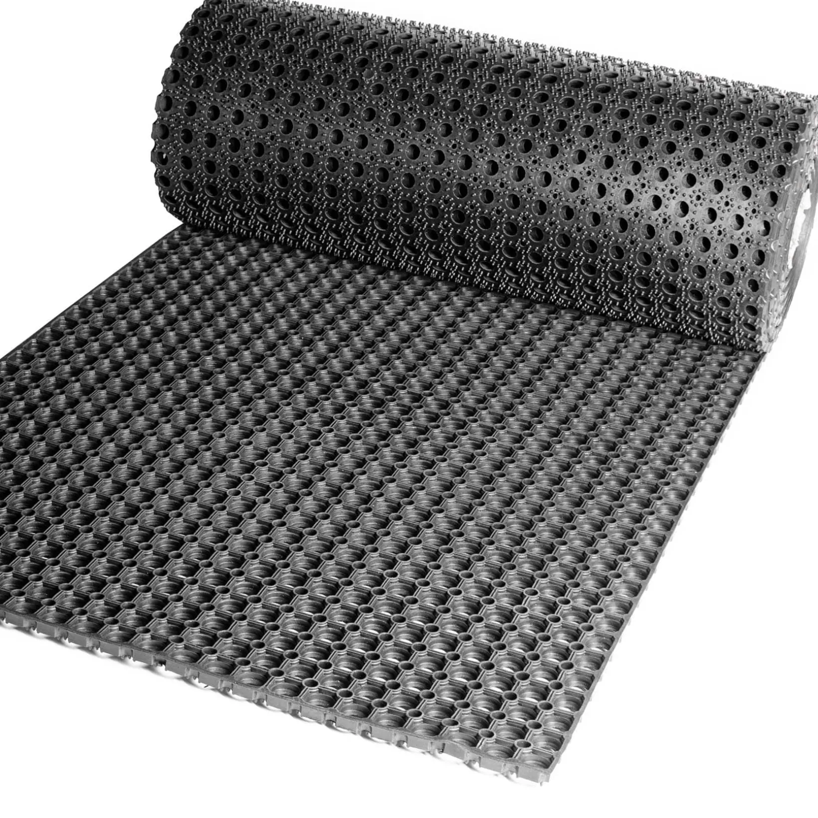 Ringgummimatte Gummi Fußmatte Meterware Breite 100cm