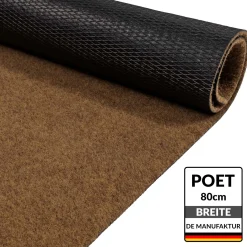 Sauberlaufmatte Schmutzfangmatte Teppichläufer Läufer Flur Innen Außen Eingang POET Breite 80cm Kokos