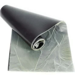 SBR Gummimatte Meterware Gummi Bodenbelag Glatt Schwarz Stärke: 1mm 100cm Breite