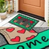 Schmutzfangmatte Fußmatte Türvorleger rutschfest Home Sweet Home 40x68cm