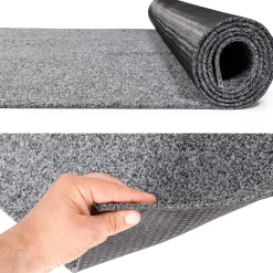 Schmutzfangteppich Sauberlaufmatte Flur Teppich Teppichläufer Läufer Flur POET Breite 160cm Grau