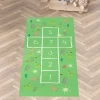 Spielmatte Hüpfspiel Teppich Läufer Hüpfspiel abwaschbar rutschfest Hinkepott 75x161cm