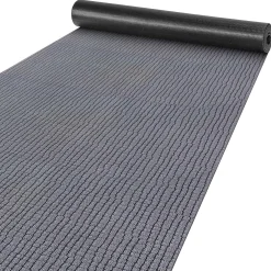 Teppichläufer Flurläufer Küchenläufer Velours Wilson Grau 65cm Breit