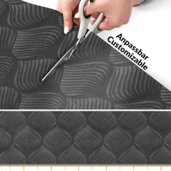 Teppichläufer Flur Läufer Küchenläufer Sauberlaufmatte Teppich Flur abwaschbar Textil Baker Breite 100cm