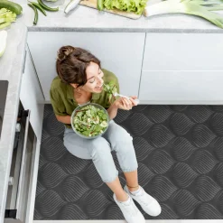 Teppichläufer Flur Läufer Küchenläufer Sauberlaufmatte Teppich Flur abwaschbar Textil Baker Breite 100cm
