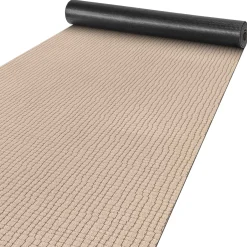 Teppichläufer Flurläufer Küchenläufer Velours Wilson Beige 65cm Breit