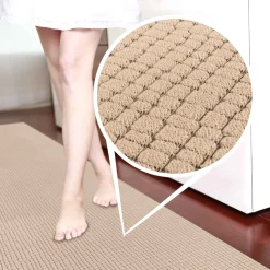 Teppichläufer Flurläufer Küchenläufer Velours Wilson Beige 65cm Breit