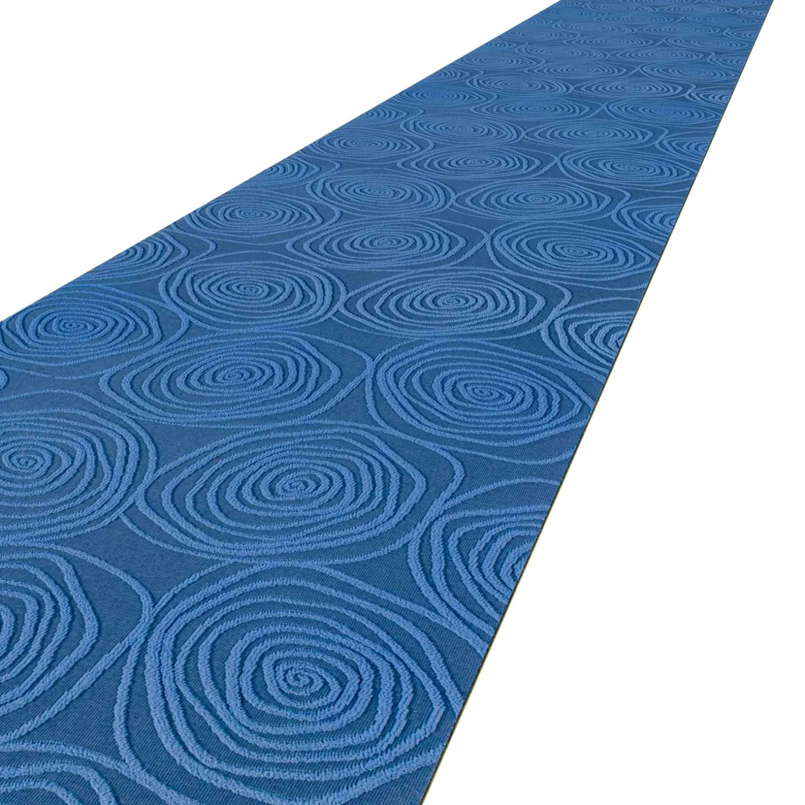 Teppichläufer Flurläufer Küchenläufer Velours waschbar rutschfest Sisi Essence Blau 50cm Breit
