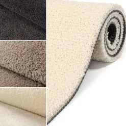 Teppich Wohnzimmer Kurzflor Teppich Getuftet Teppichboden Sweethome 3 Farben Breite 100cm
