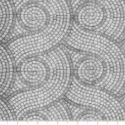 Weichschaummatte Badematte Weichschaum Bad Mosaiksteine Grau Breite 130cm Meterware