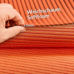 Weichschaummatte Badematte Weichschaum Bad 2 Breiten Classic Uni Einfarbig Meterware