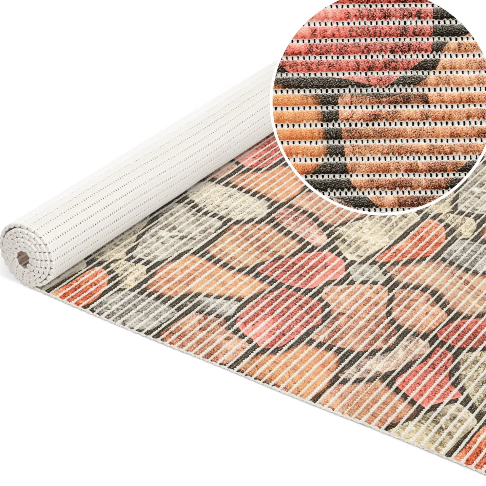 Weichschaummatte Bad Weichschaum Badematte Mosaiksteine Bunt Breite 65cm Meterware