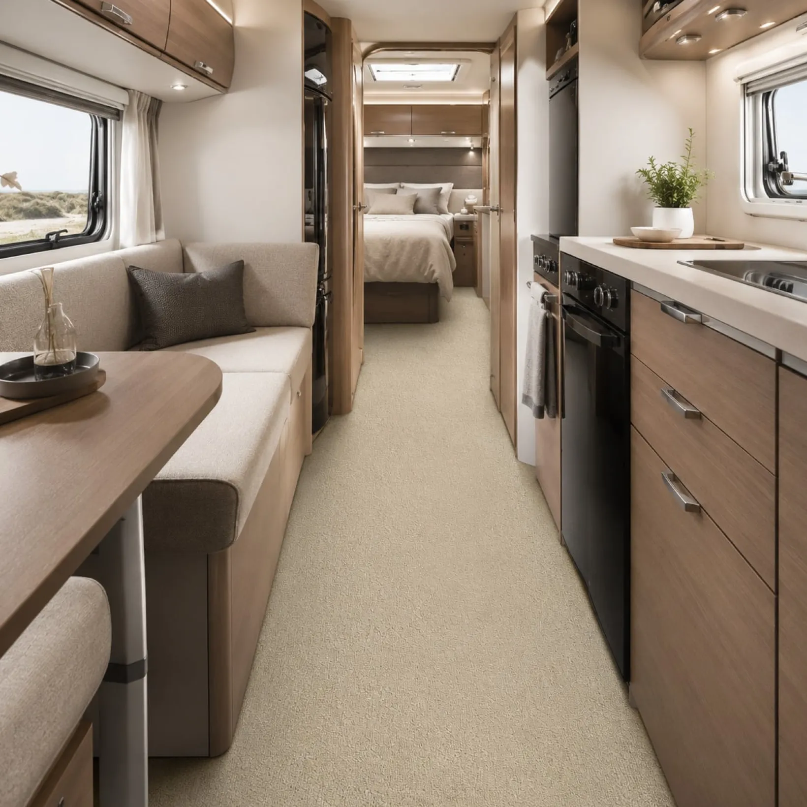 Wohnwagen Teppich Wohnmobil Teppichboden nach Maß Caravo